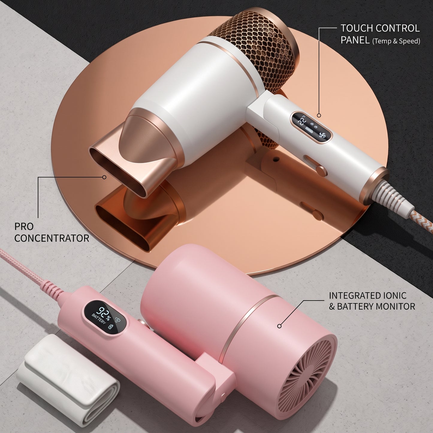 Compact Anion Hair Dryer